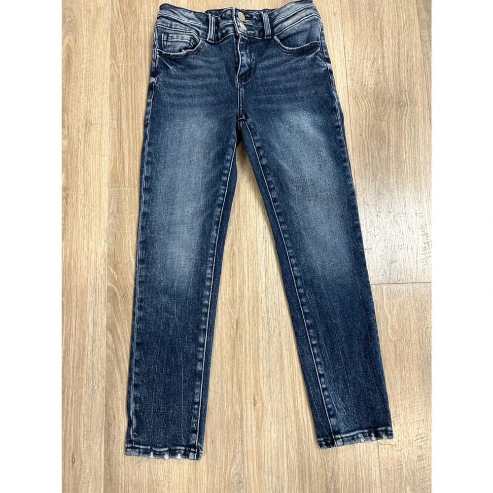 Gap Kids Boys Straight‎ Leg Jeans Size 12 Slim Blue Denim Adjustable Waist NEW